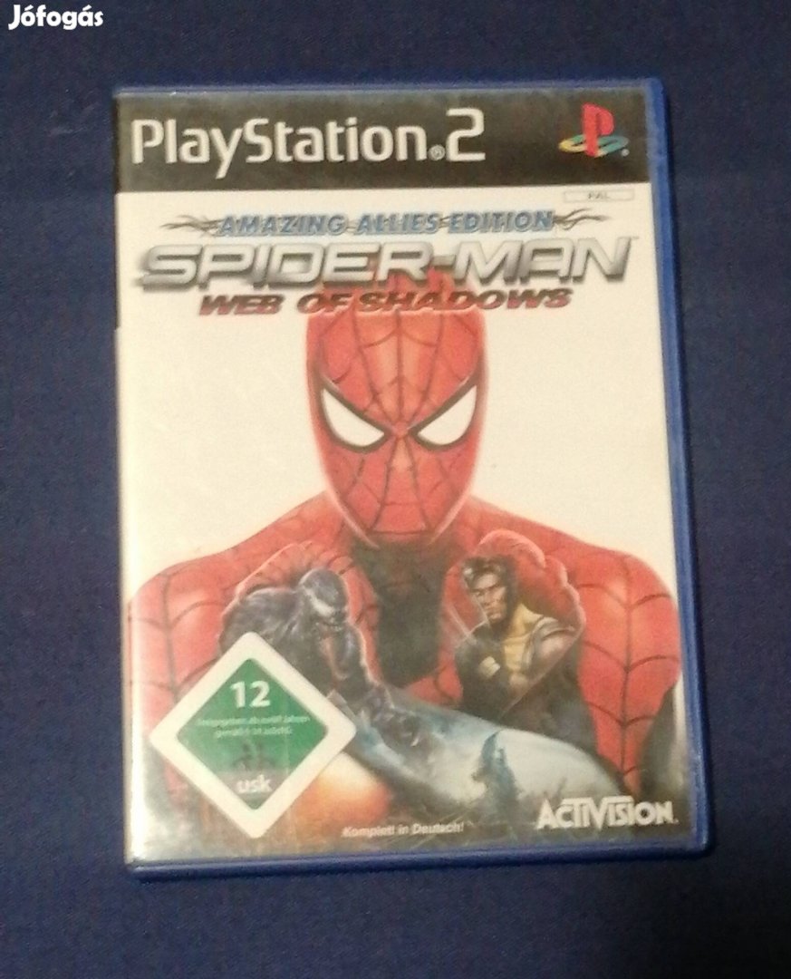 Ps2 spider man játék.
