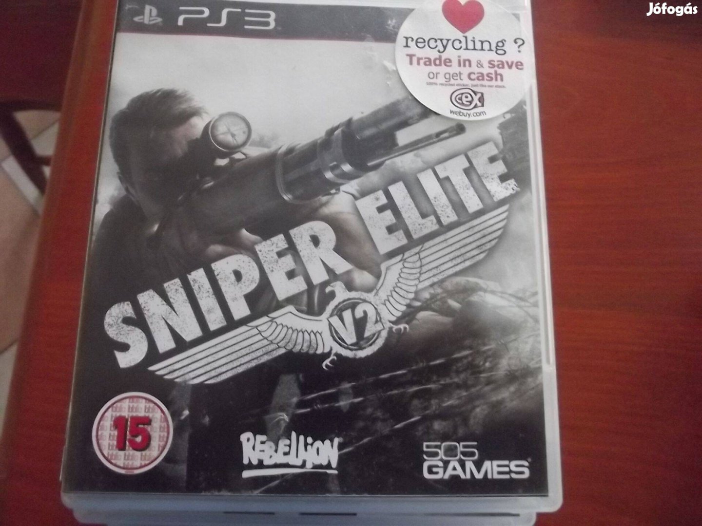Ps3-104 Ps3 Eredeti Játék : Sniper Elite V2 ( karcmentes)