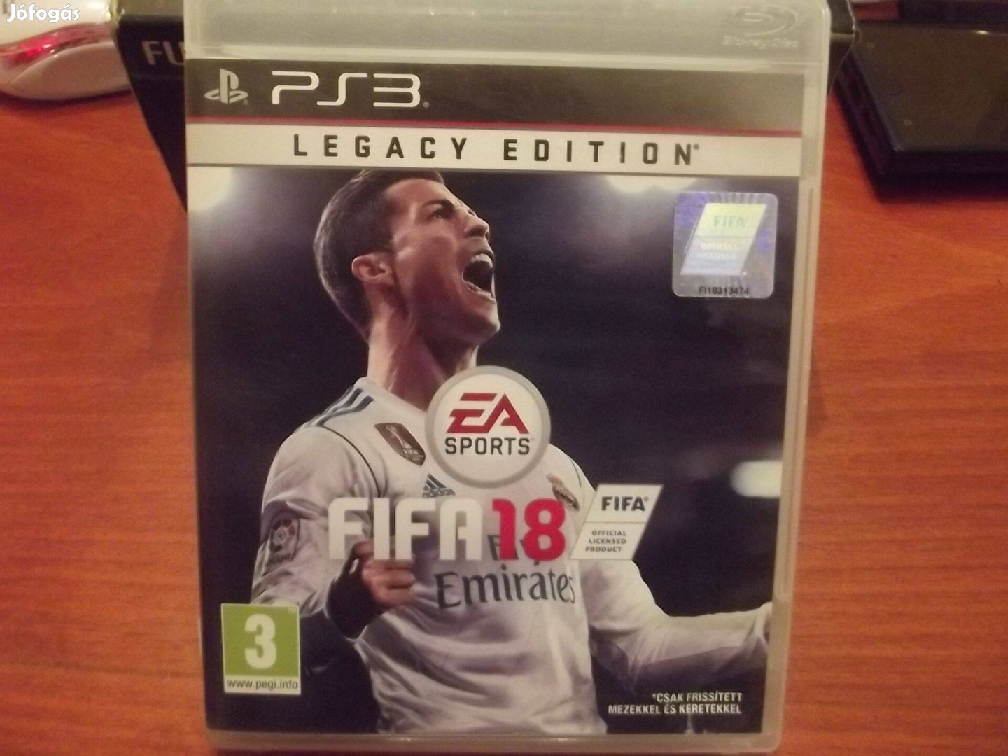 Ps3-163 Ps3 Eredeti Játék: Fifa 18