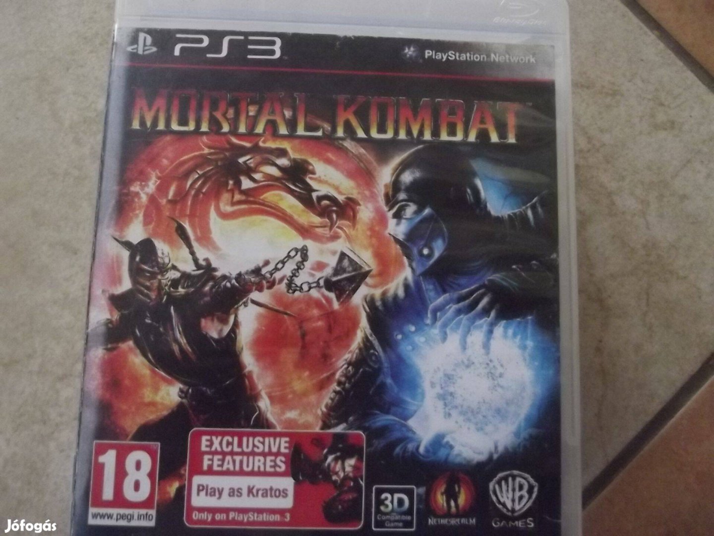Ps3-26 Ps3 eredeti Játék : Mortal Kombat ( karcmentes)
