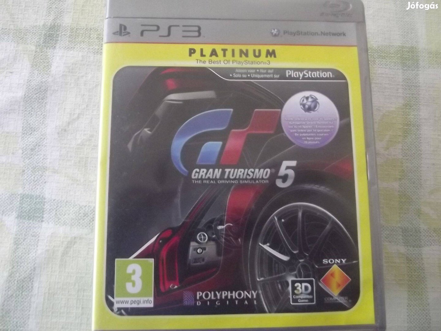 Ps3-56 Ps3 eredeti Játék : Gran Turismo 5
