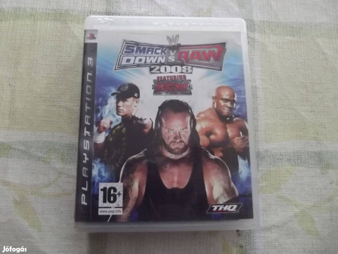 Ps3-90 Ps3 Eredeti Játék : Smackdown Vs Raw 2008