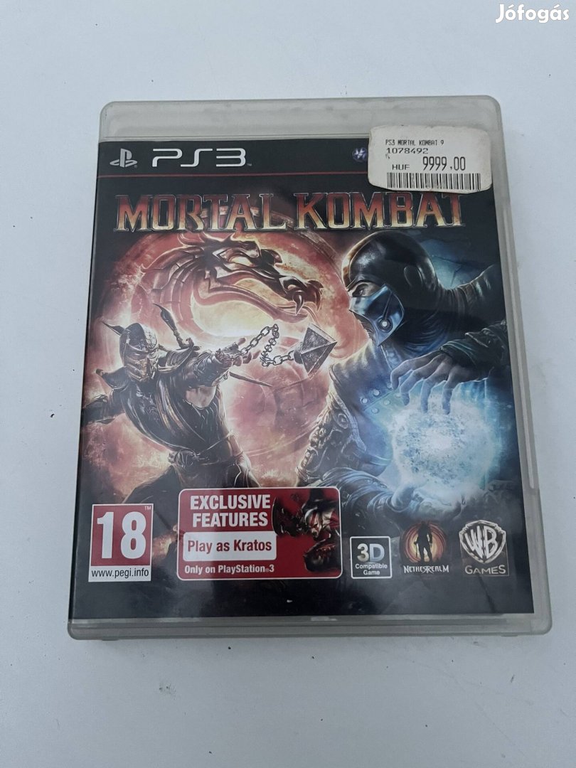 Ps3 Mortal Kombat játék