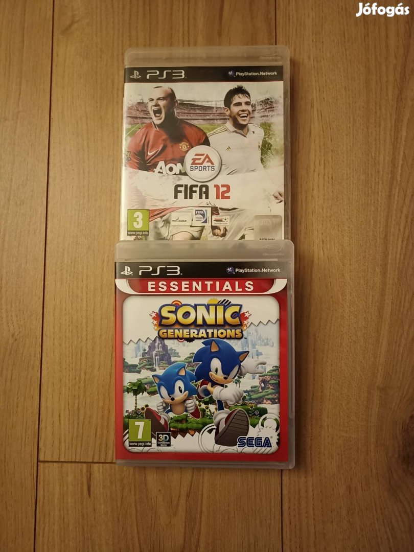 Ps3 Sonic játék és Fifa