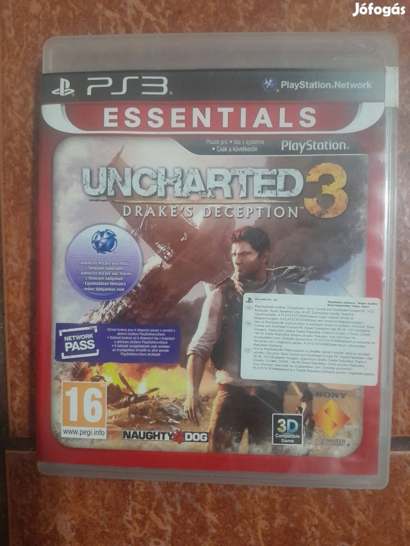 Ps3 Uncharted 3 játék