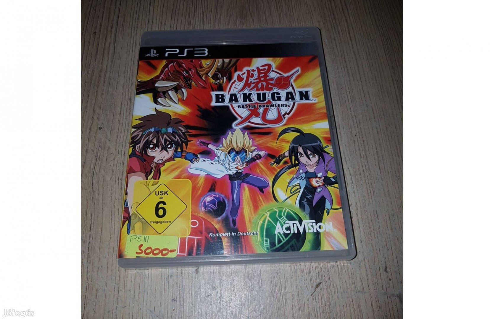 Ps3 bakugan battle brawlers játék eladó