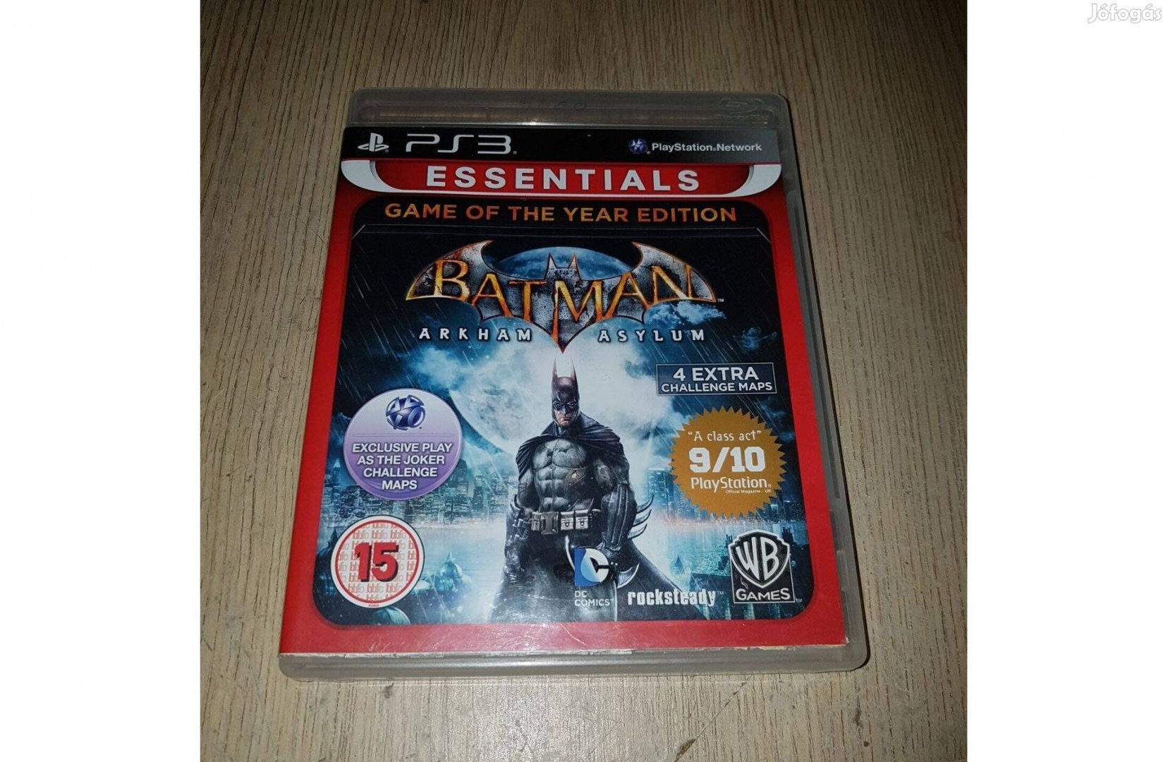 Ps3 batman arkham asylum game of the year eladó