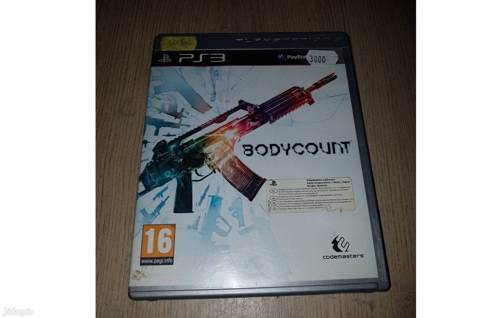 Ps3 bodycount eladó