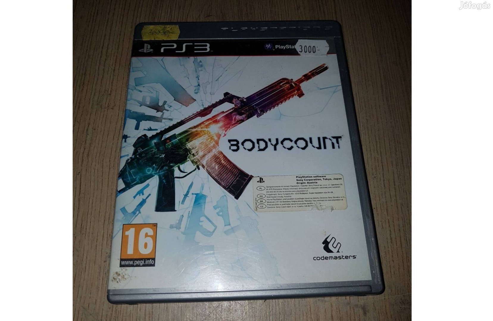 Ps3 bodycount játék eladó