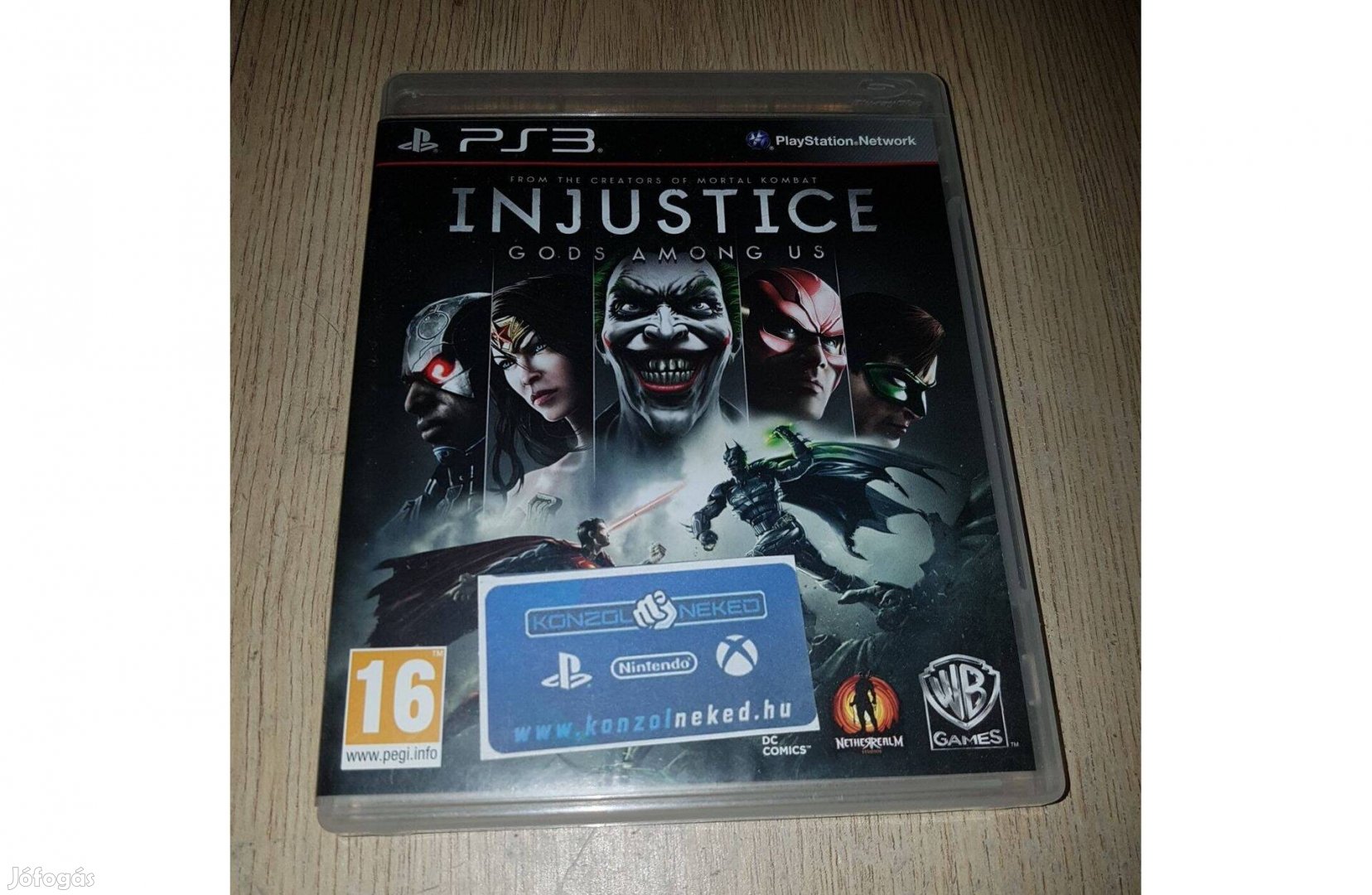 Ps3 injustice jeladó