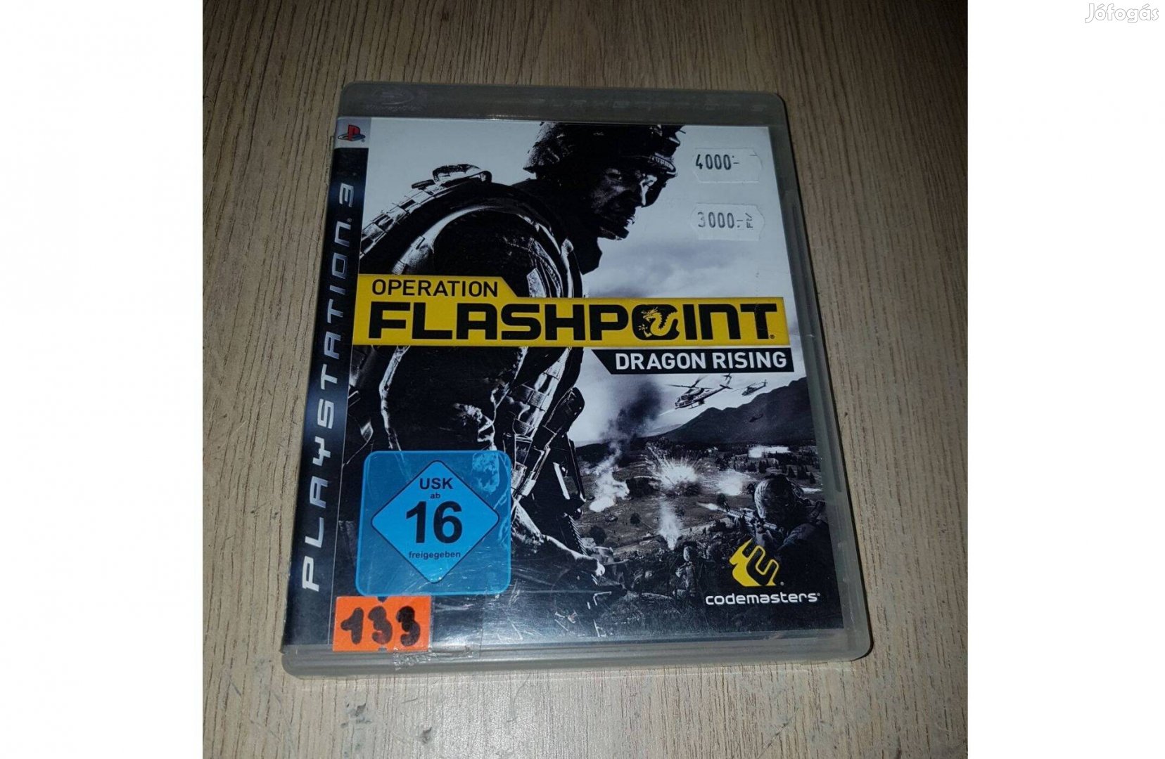 Ps3 operation flashpoint dragon rising játék eladó