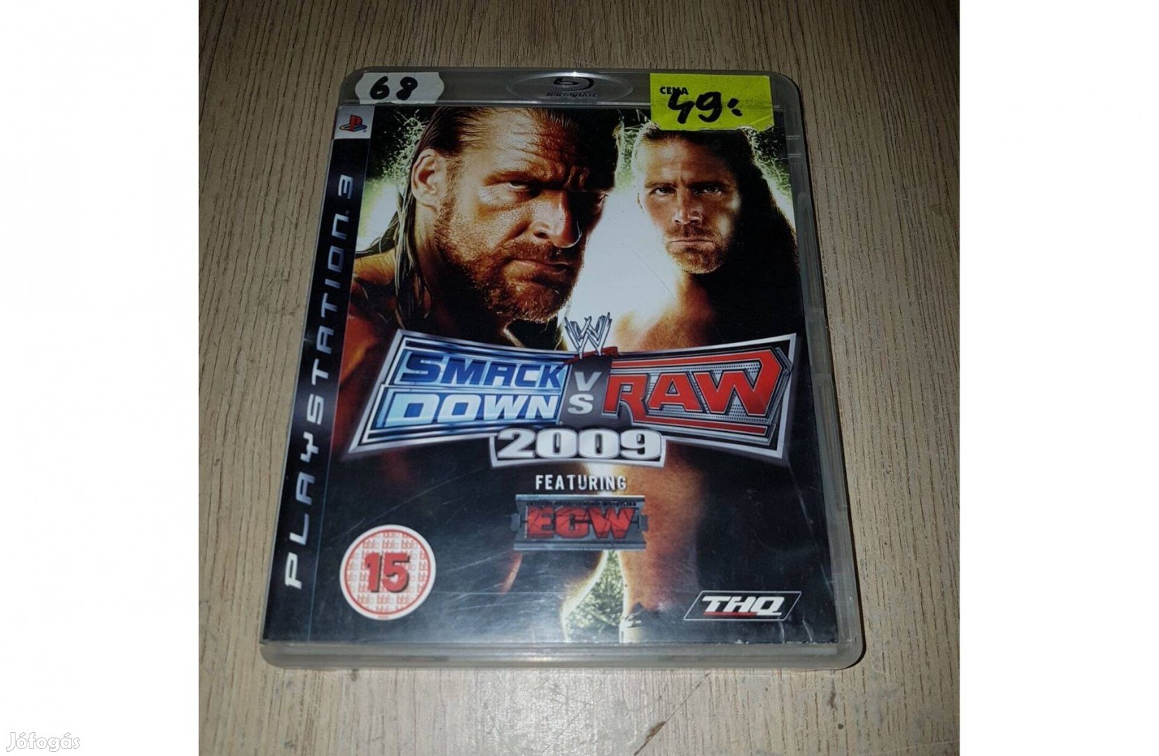 Ps3 smackdown vs raw 2009 játék eladó