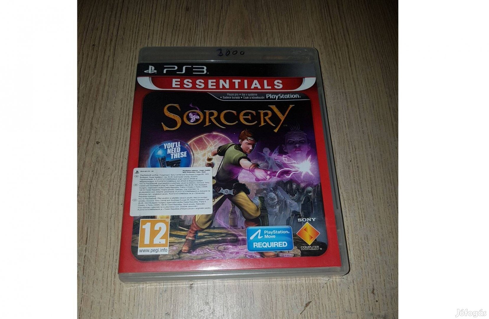 Ps3 sorcery játék eladó