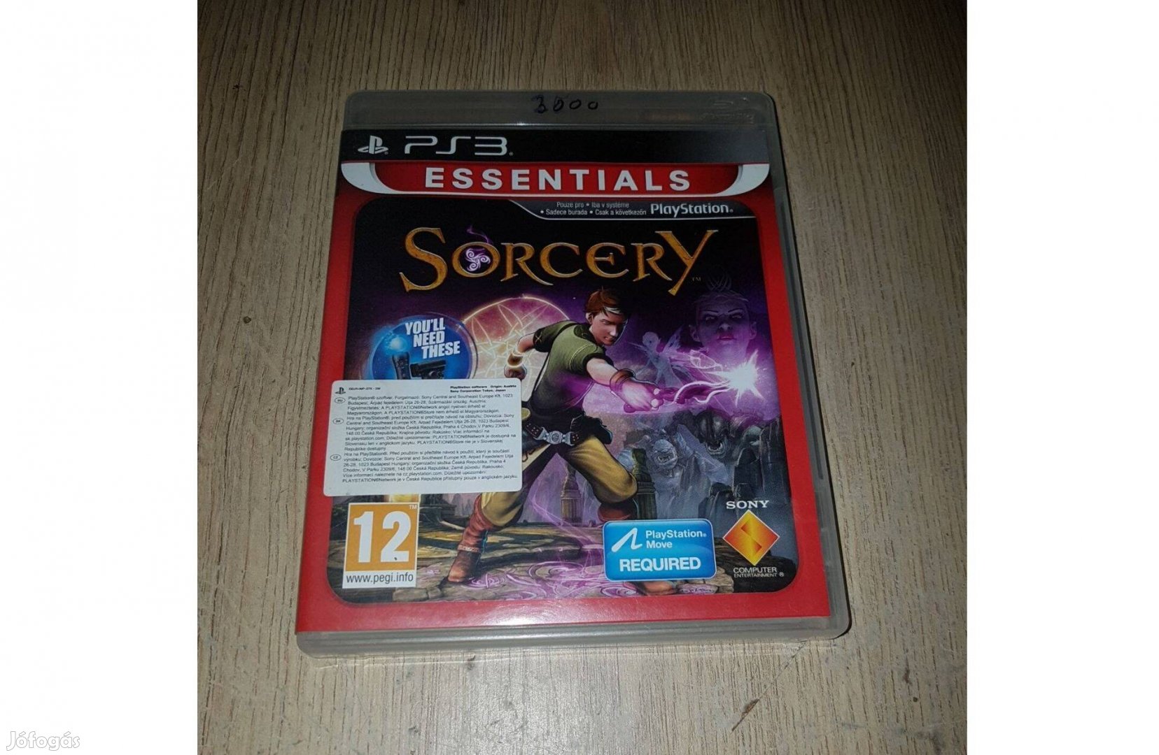 Ps3 sorcery játék eladó