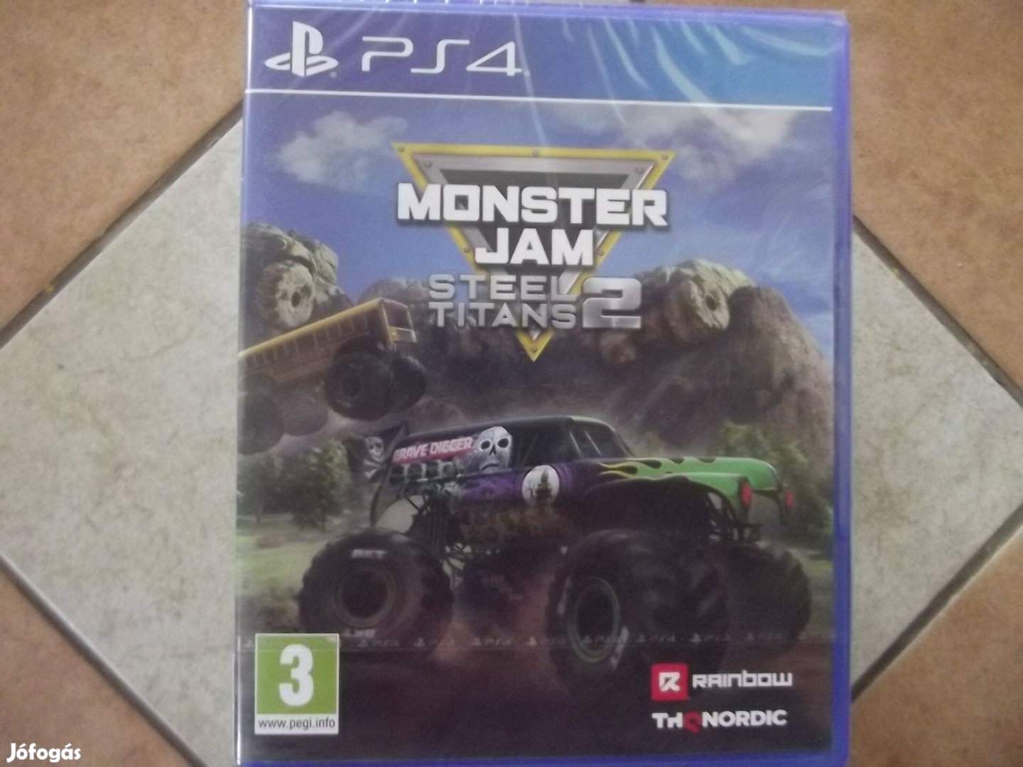 Ps4-101 Ps4 Eredeti Játék : Monster Jam Steel Titans 2 Új Bontatlan