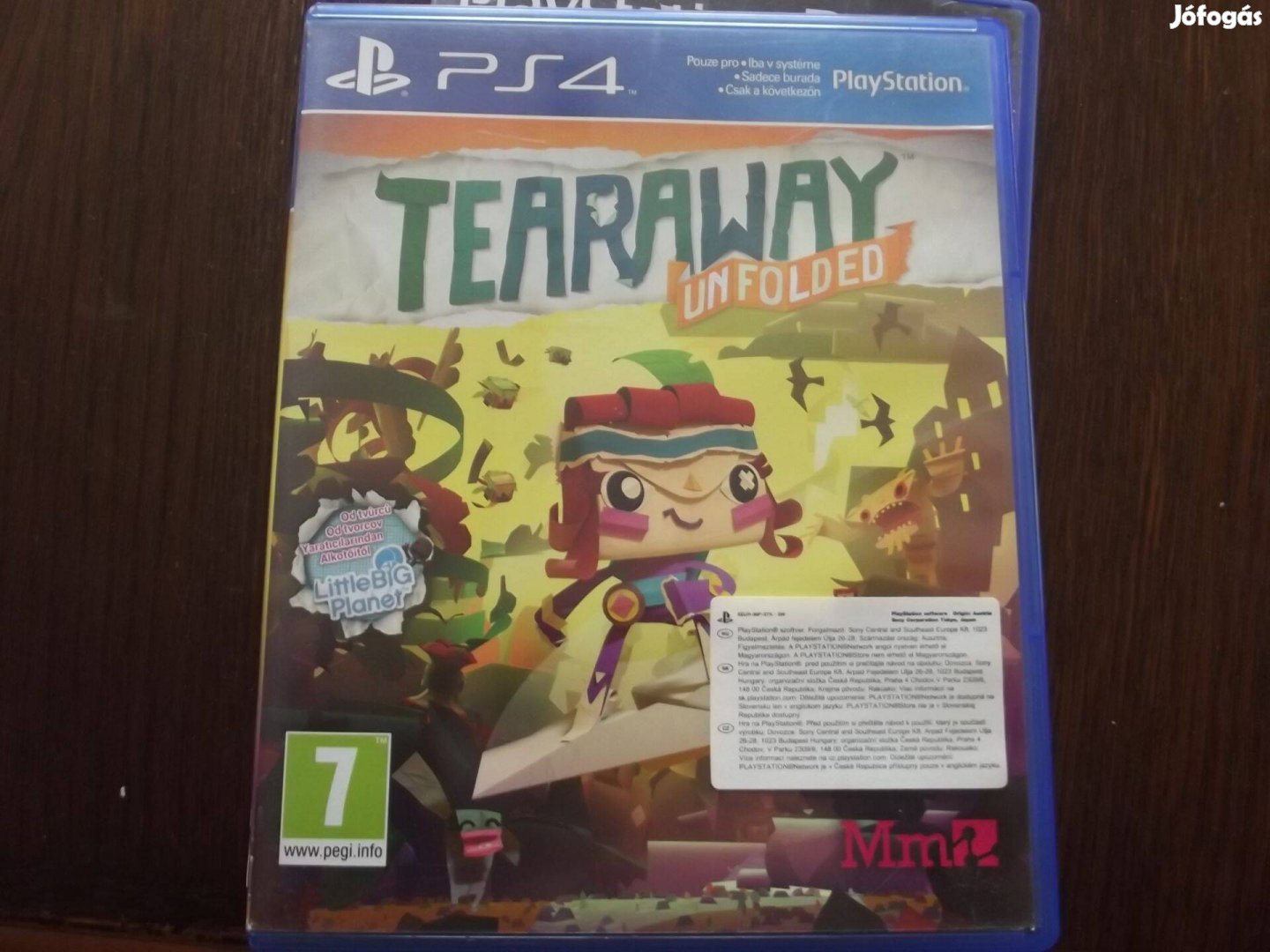 Ps4-120 Ps4 Eredeti Játék : Tearaway Unfolded ( Karcmentes)