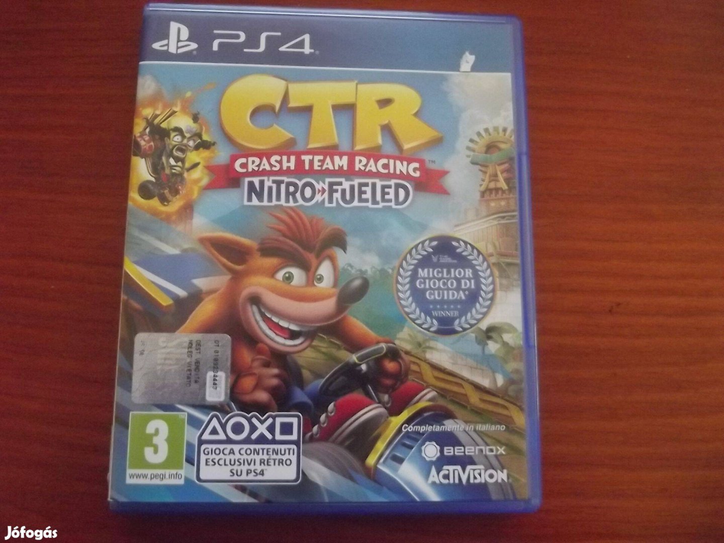 Ps4-139 Ps4 - Ps5 Eredeti Játék : Crash Nitro Fueled ( karcmentes)