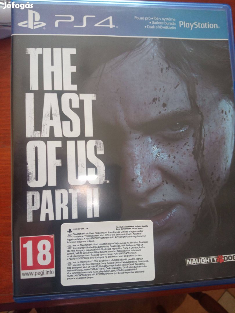 Ps4-147 Eladó Ps4 Eredeti Játék : The Last of Us 2 ( karcmentes)