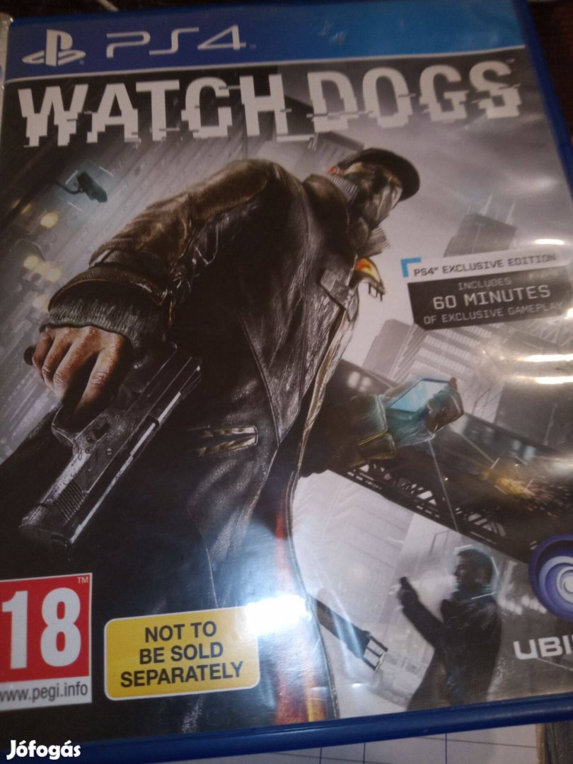 Ps4-167 Ps4 Eredeti Játék : Watch Dogs ( karcmentes)