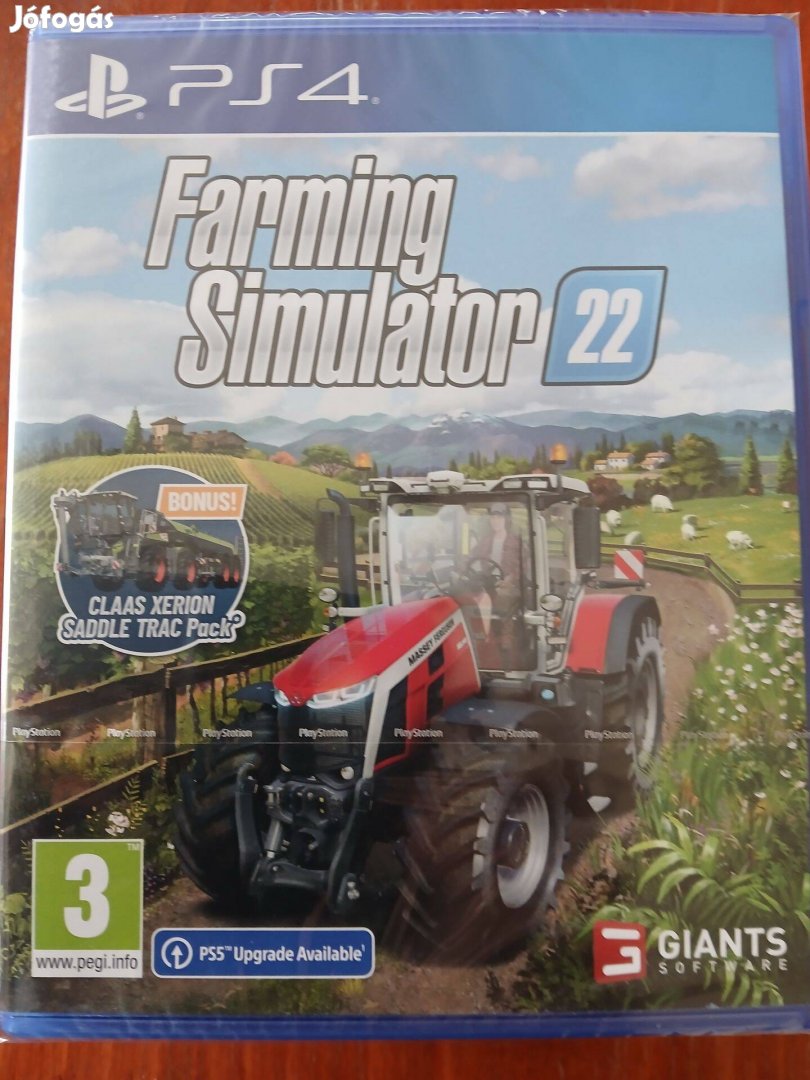 Ps4-178 Ps4 Eredeti Játék Farming Simuator 22 Új Bontatlan