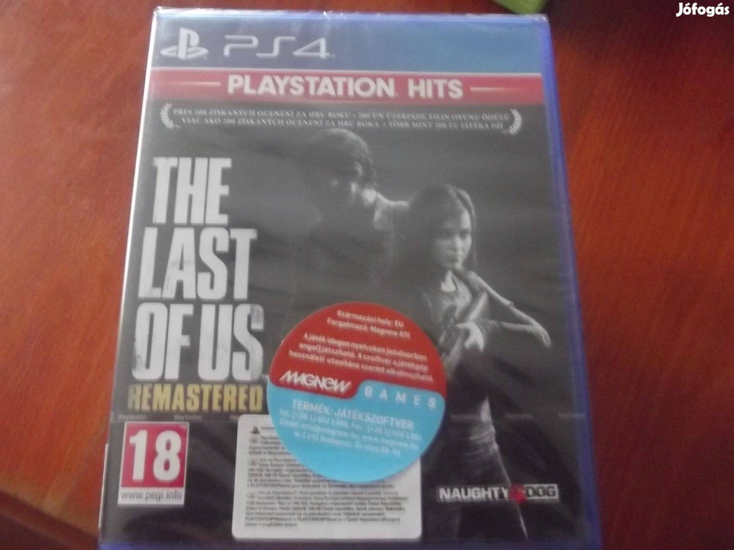 Ps4-181 Ps4 Eredeti Játék : The Last of Us Remastered Új Bontatlan