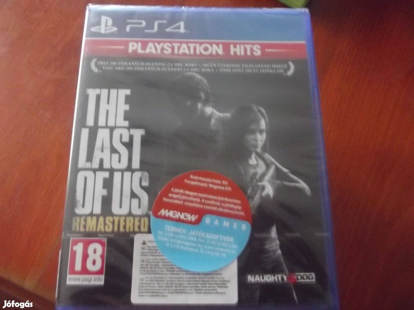 Ps4-181 Ps4 Eredeti Játék : The Last of Us Remastered Új Bontatlan