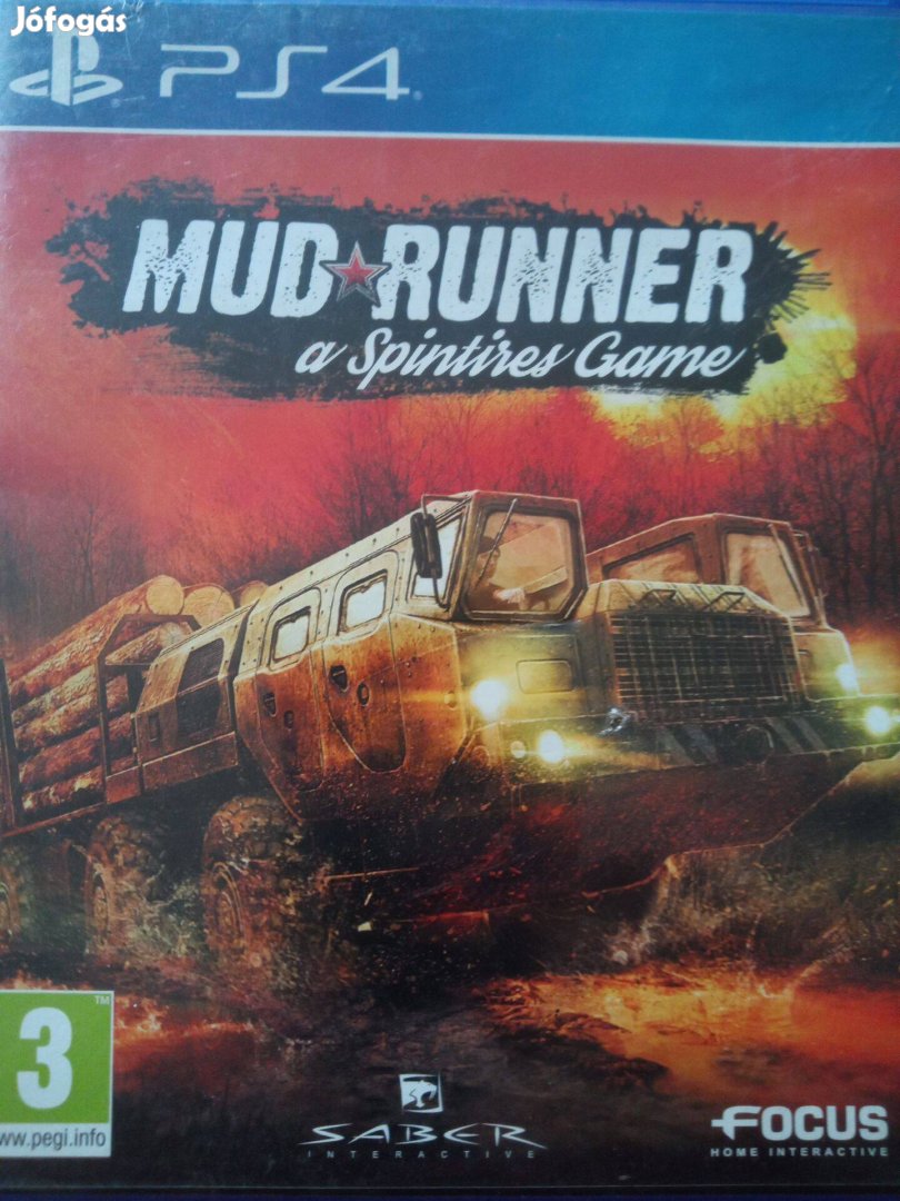 Ps4-189 Ps4 Eredeti Játék : Mud Runner Sprintires Game ( karcmentes)