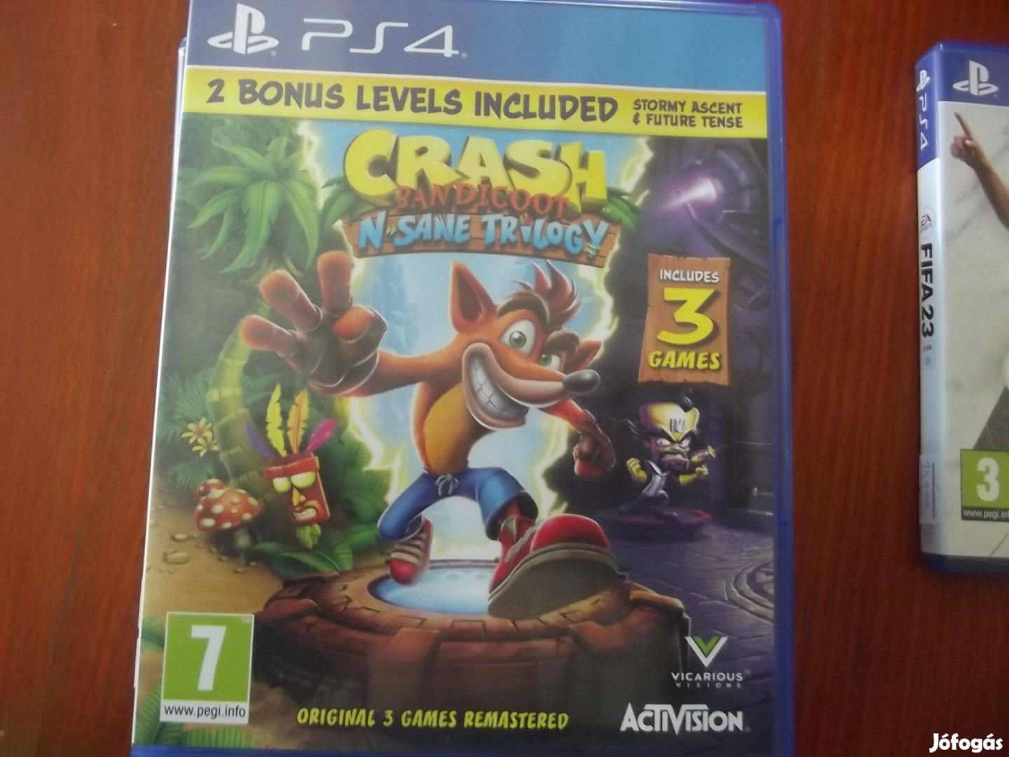 Ps4-193 Ps4 Eredeti Játék : Crash Bandicoot Nsane Trilogy ( karcmente