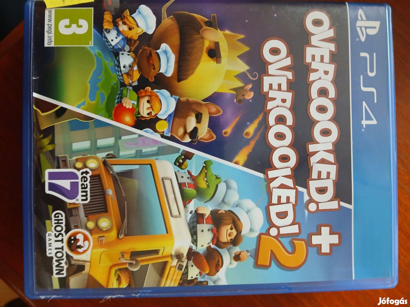 Ps4-202 Ps4 Eredeti Játék : Overcooked + Overcooked 2 ( karcmentes