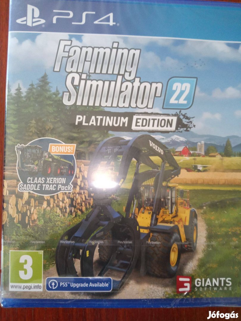 Ps4-26 Ps4 Eredeti Játék : Farming Simulator 22 Platinum Új