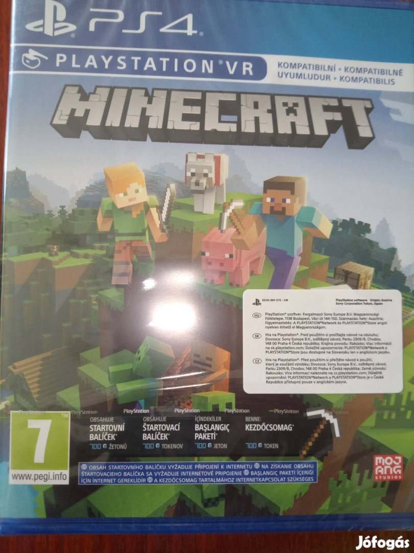 Ps4-31 Ps4 Eredeti Játék : Minecraft Új Bontatlan