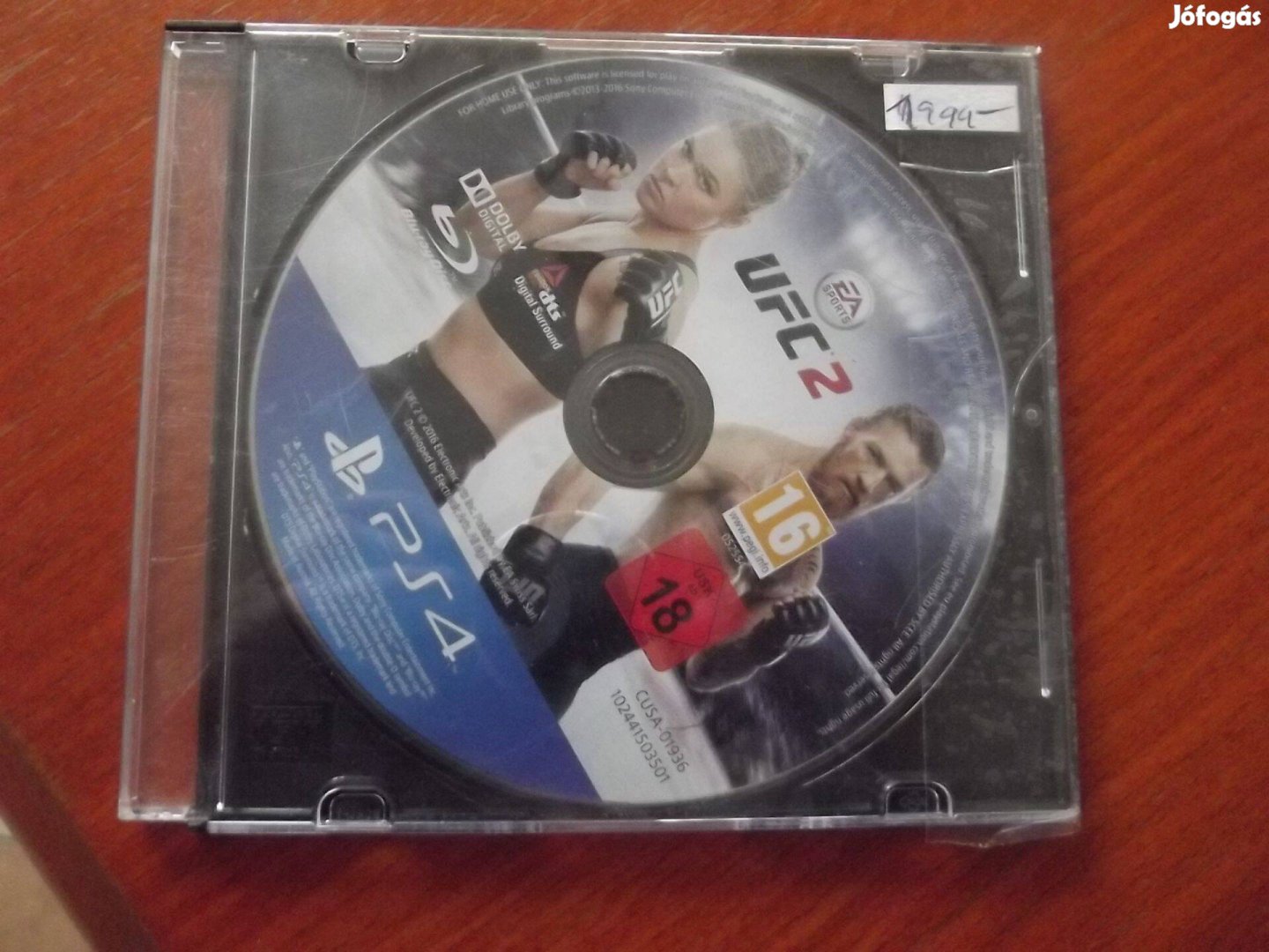 Ps4-37 Ps4 Eredeti Játék : UFC 2 ( karcos )