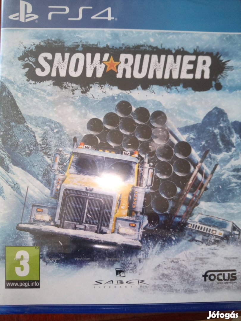 Ps4-38 Ps4 Eredeti Játék : Snow Runner Új Bontatlan