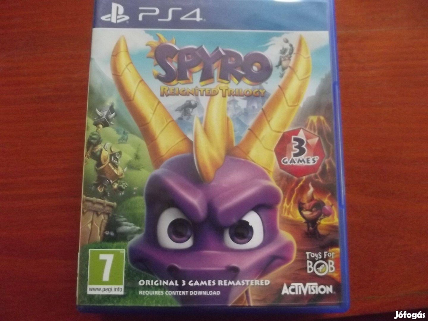 Ps4-3 Ps4 eredeti Játék : Spyro Reignited Trilogy ( karcmentes)