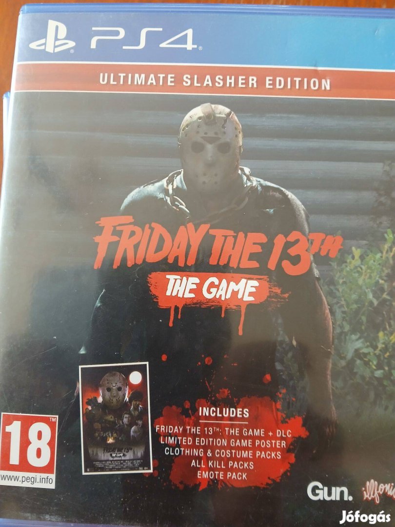 Ps4-45 Ps4 Eredeti Játék : 45. Friday The 13 The Game ( karcmente