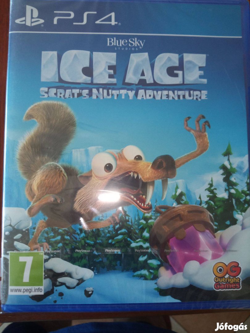 Ps4-61 Ps4 Eredeti Játék : Ice Age Scrats Nutty Adventure Új Bontat