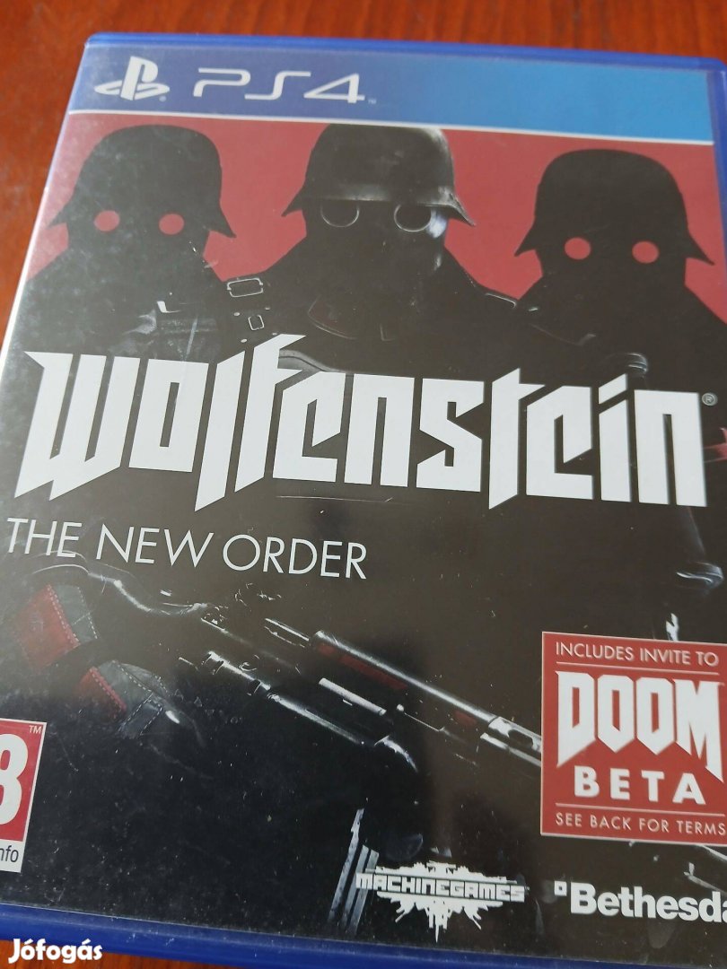 Ps4-91 Ps4 Eredeti Játék : Wolfenstein The New Order ( karcmentes)