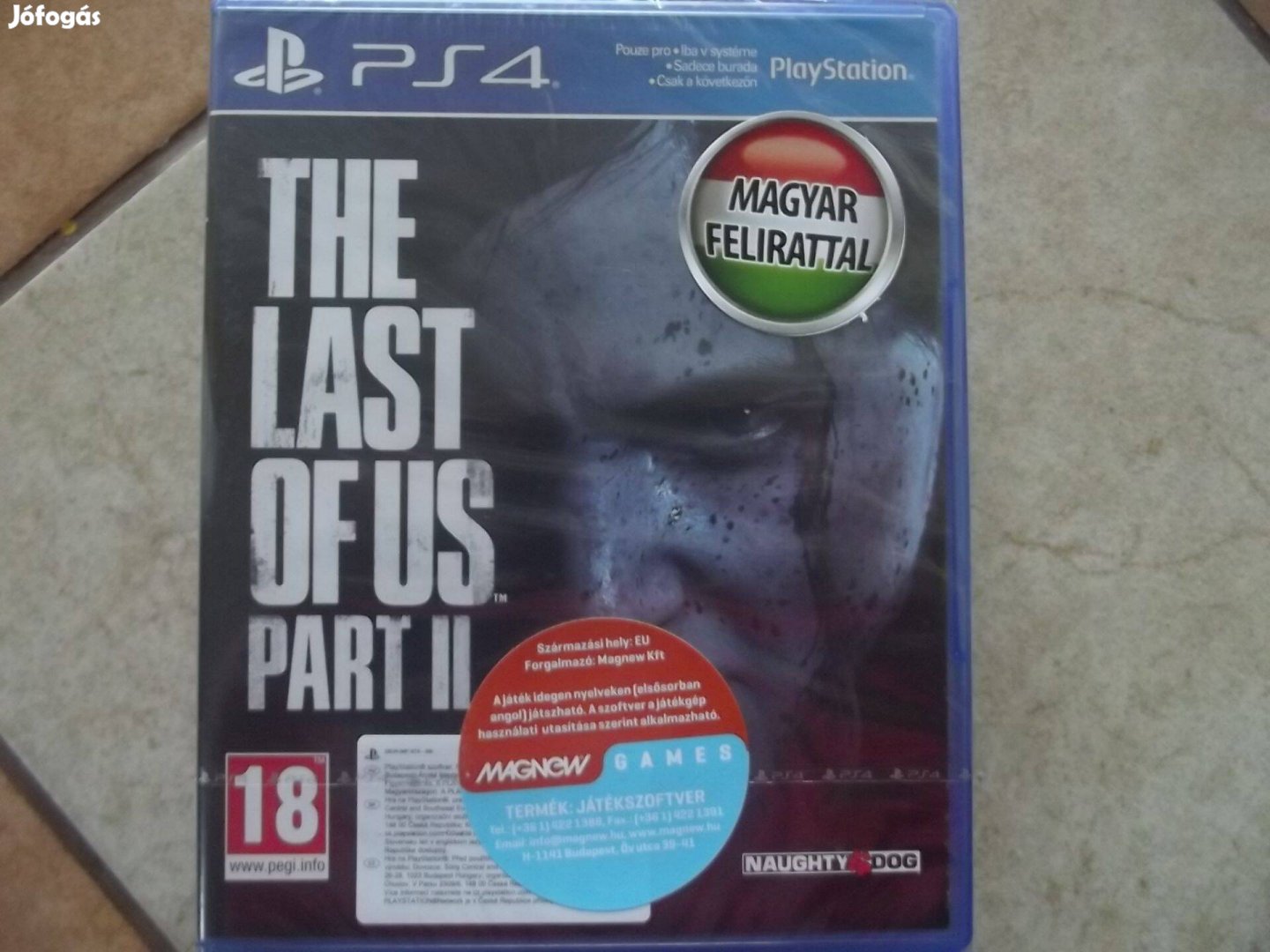 Ps4-98 Ps4 Eredeti Játék : The Last Of Us Part 2 Magyar Feliratos Új