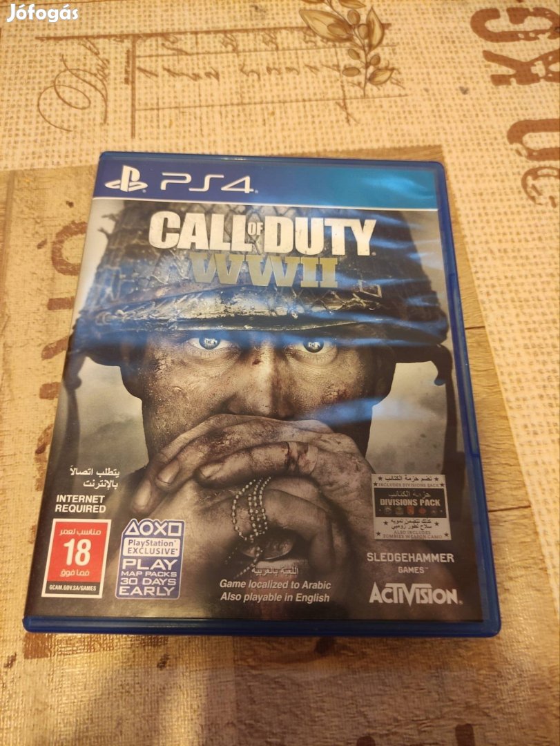 Ps4 Call of Duty Wwll újszerű állapotban eladó 