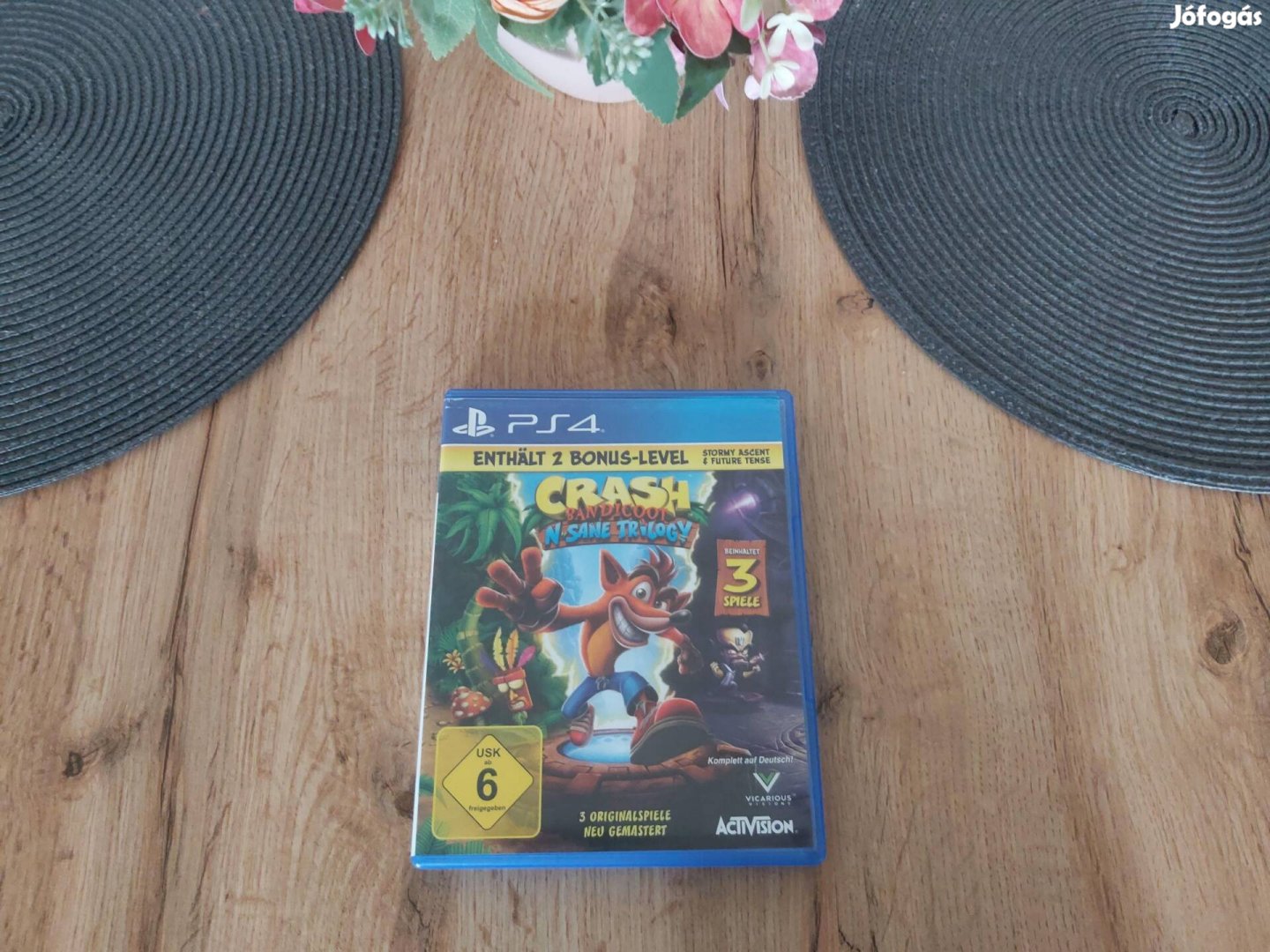 Ps4 Playstation 4 Crash Bandicoot N Sane Trilogy Játéklemez 