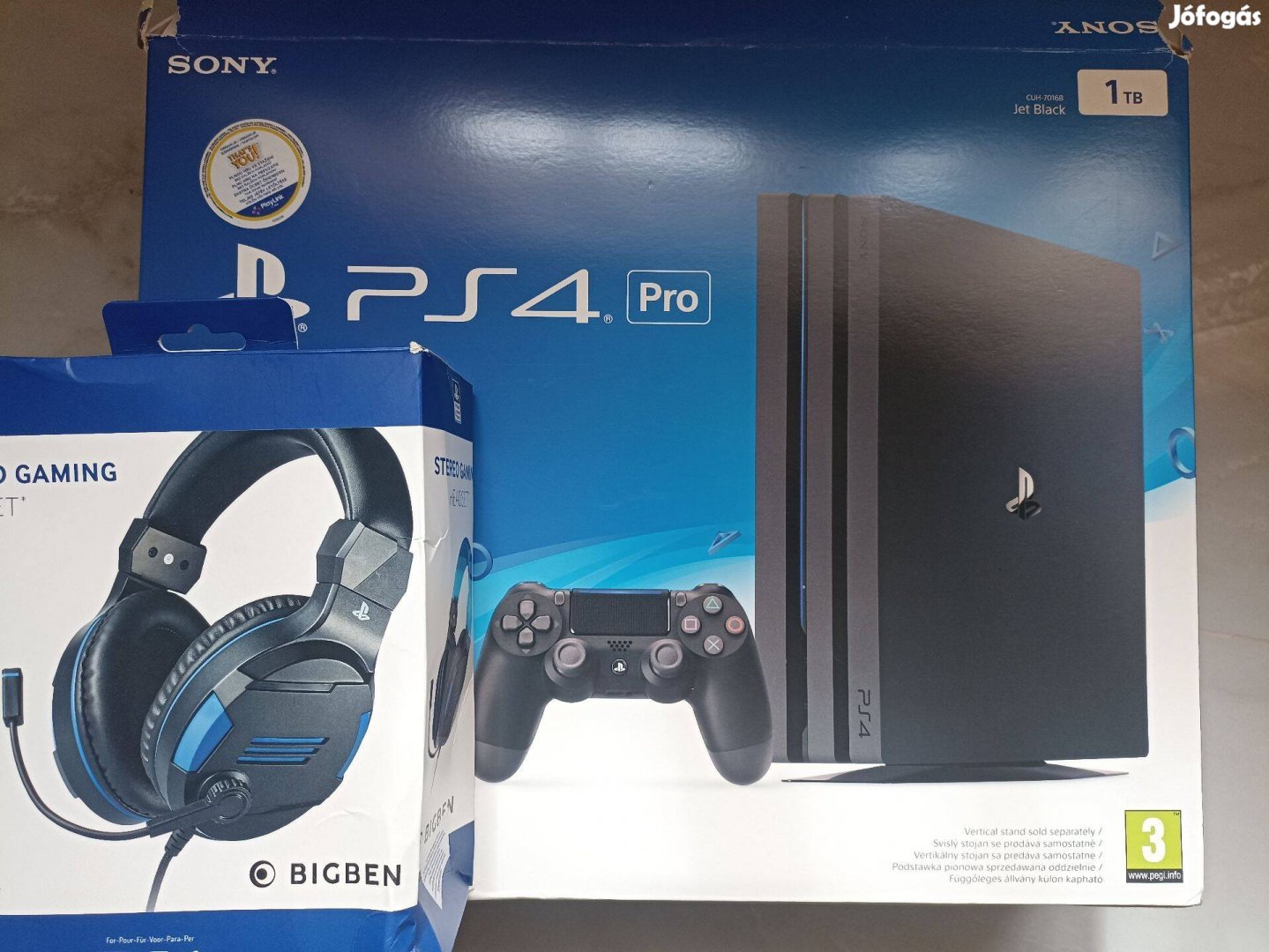 Ps4 Pro 1tb + füles