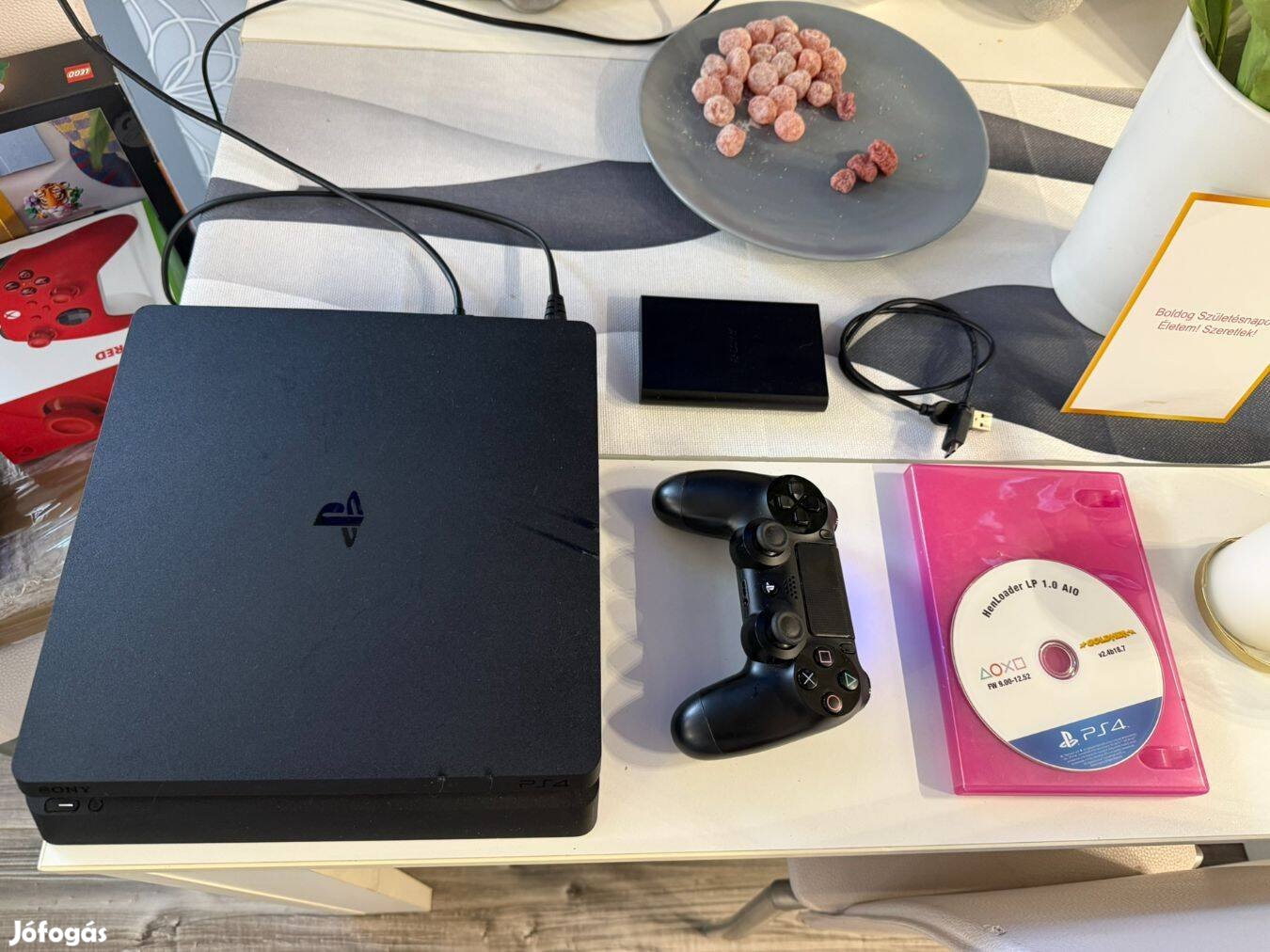 Ps4 Slim 1TB- 12.50 Gold Hen1TB Külső HDDösszesen 2TB