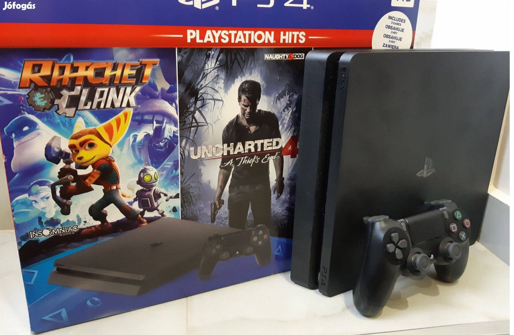 Ps4 Slim 500Gb dobozában