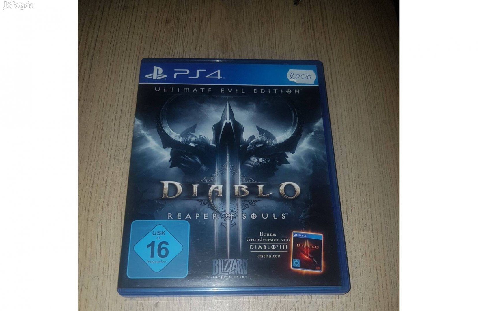 Ps4 diablo reaper of souls játék eladó