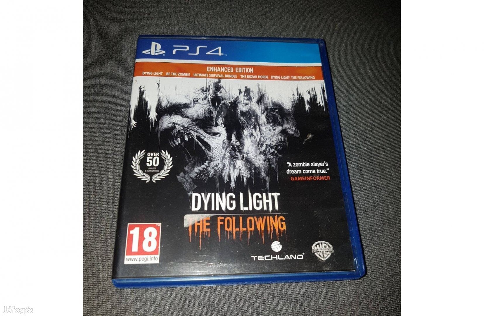 Ps4 dying light the following enhanced edition játék eladó