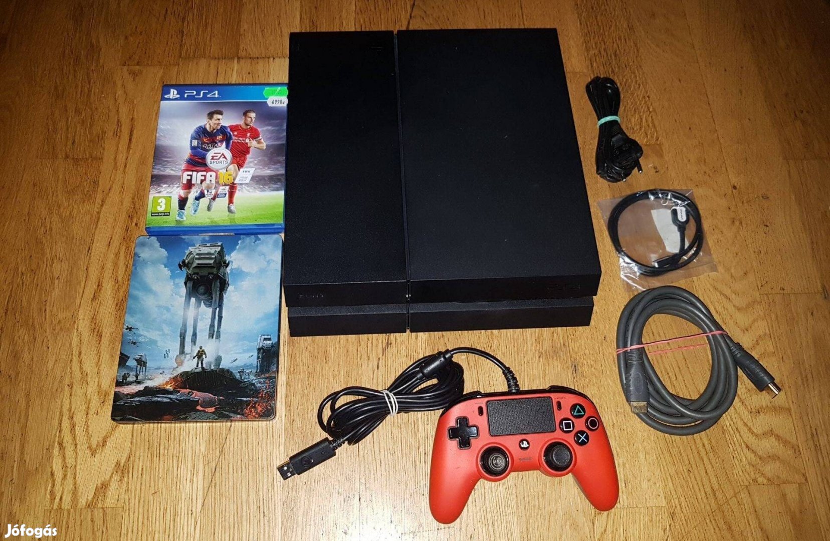 Ps4 fat 500gb 2-db játékkal playstation network letiltva eladó