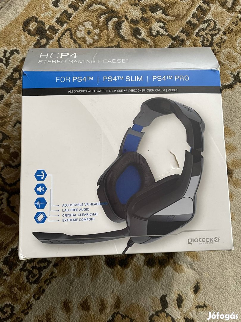 Ps4 fülhallgató füles headset fejes fejhallgató