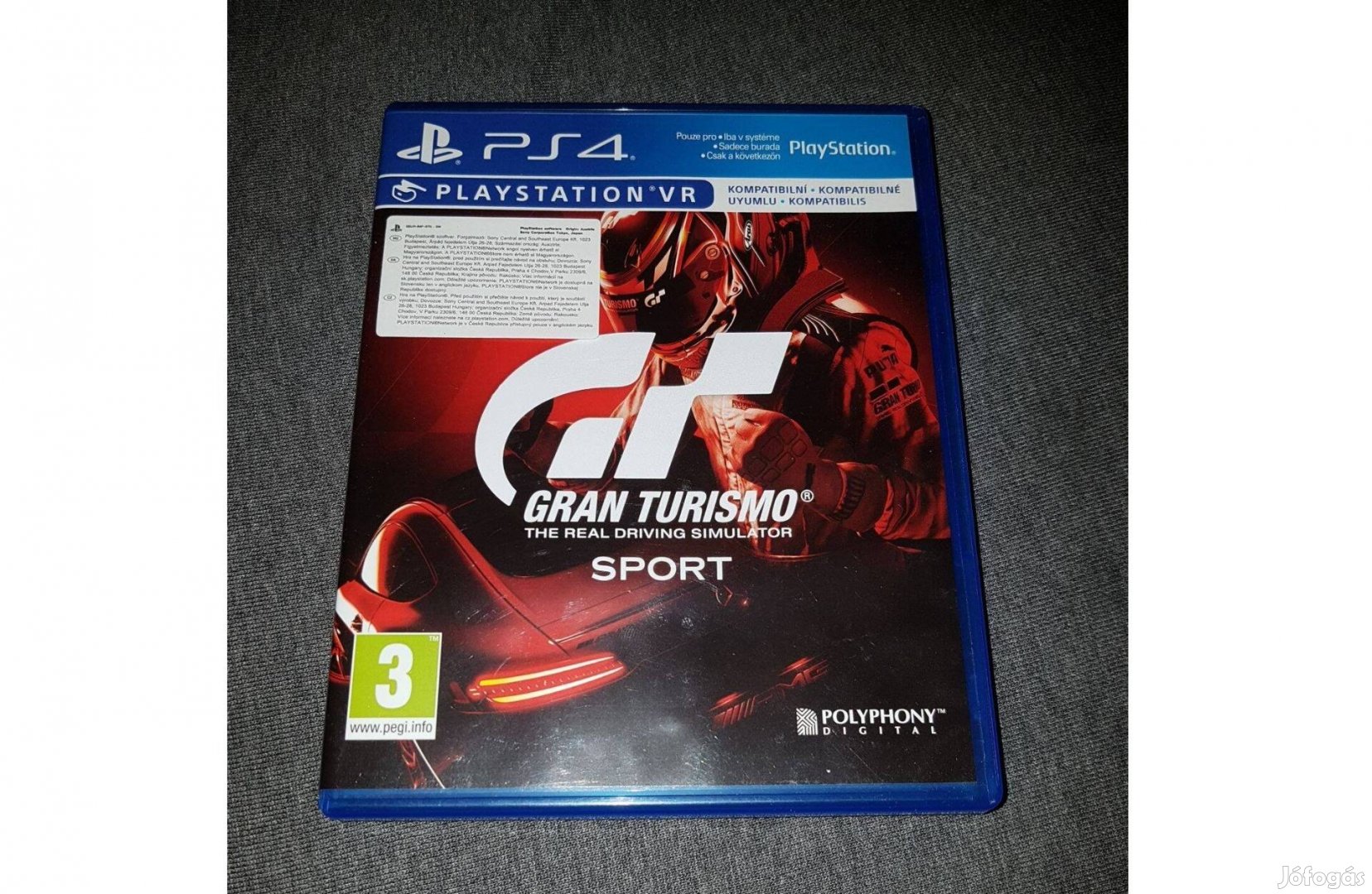 Ps4 gran turismo sport eladó