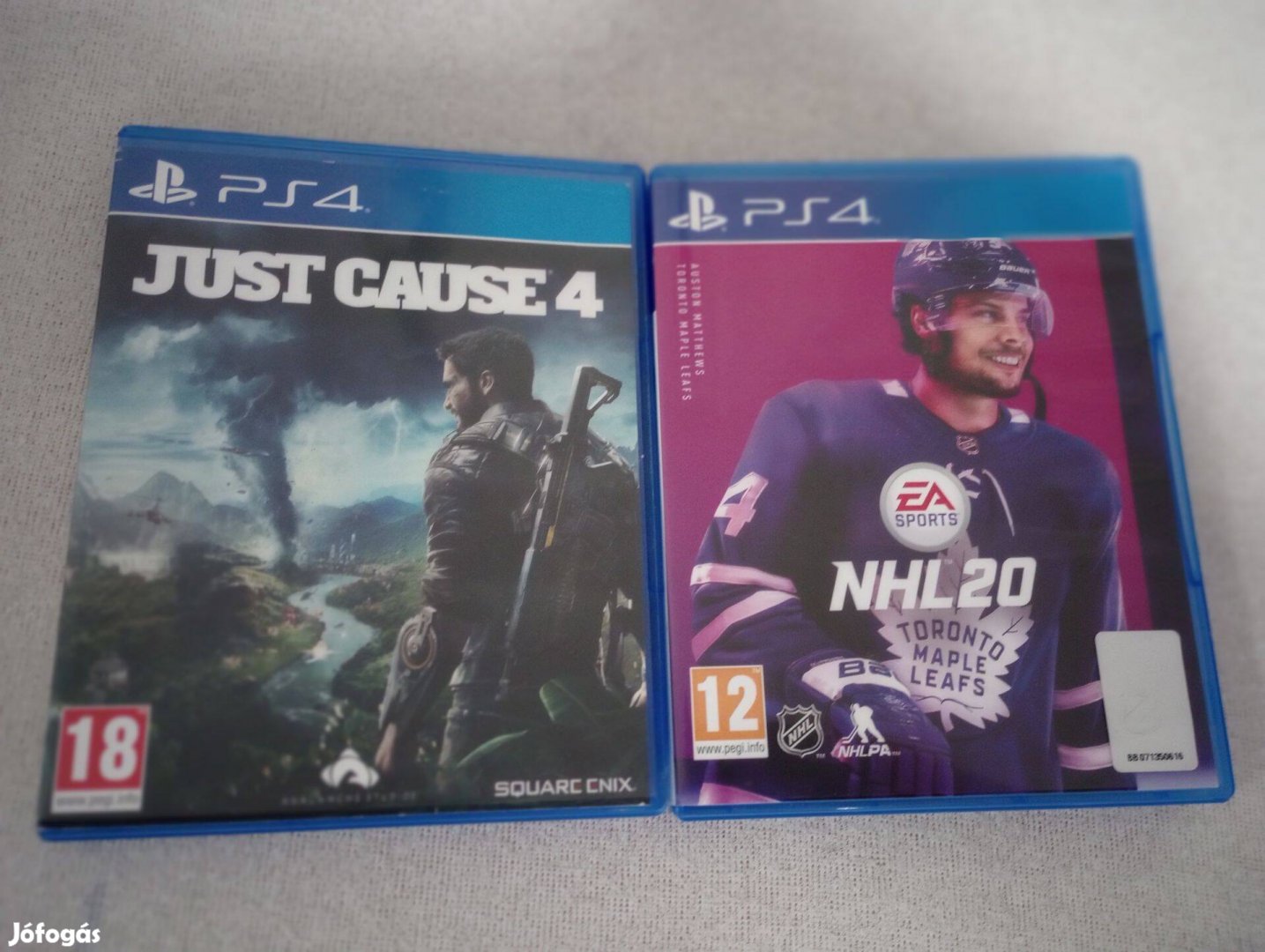 Ps4 játék Just Cause+NHL 20(postával együtt!)