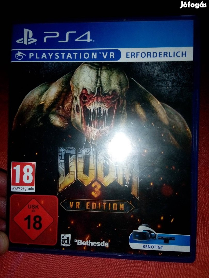 Ps4 játék lemez vr lemez Doom 3